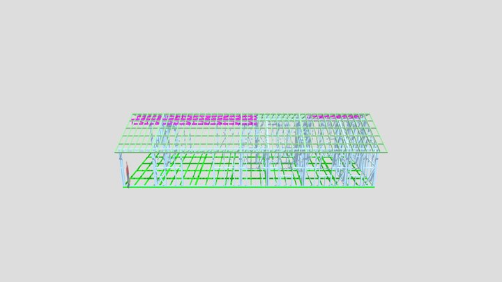Log Cabin 3D Model