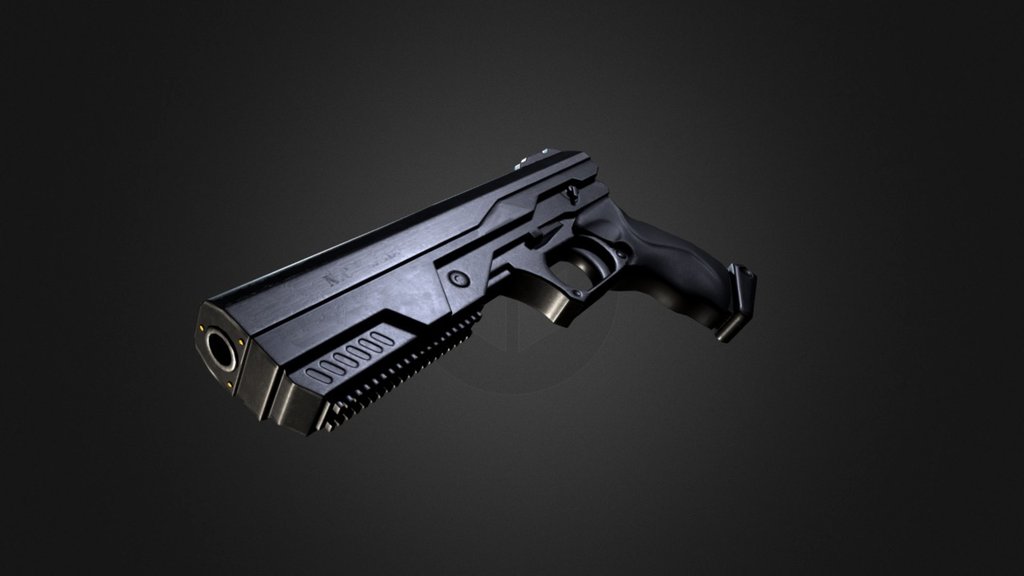 ILS_Pistol - 3D model by novaklysum [a71d752] - Sketchfab