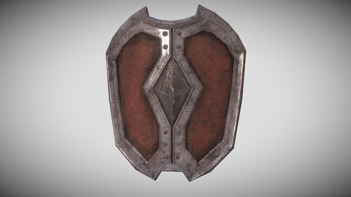 Imperial City Guard Shield (Beyond Skyrim) 3D Model