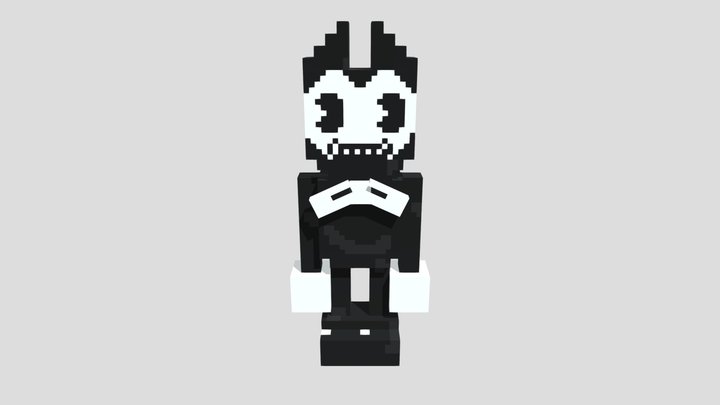 Cartoon Bendy 3D Model