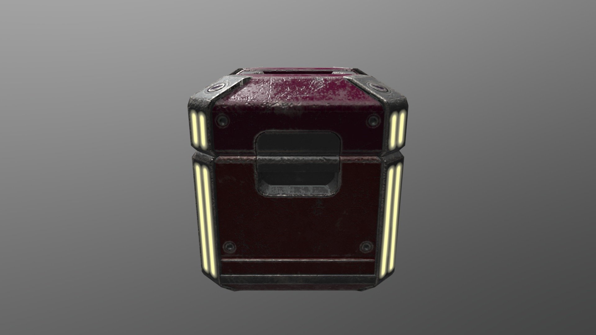 Sci-fi Crate - 3D model by lauren.roper [a71e8a3] - Sketchfab