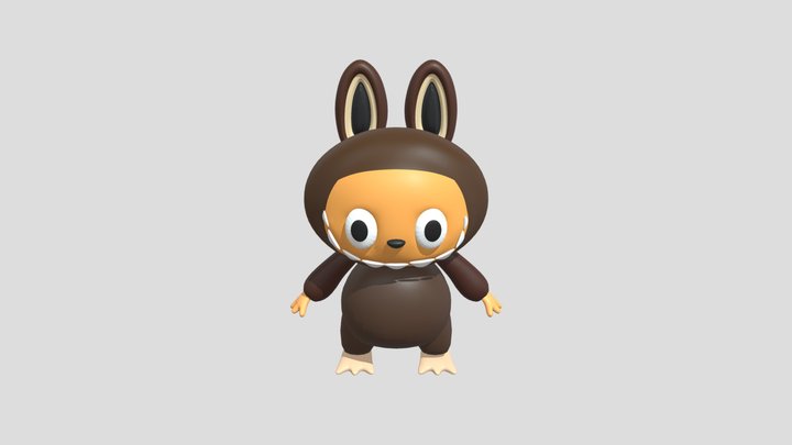 Labubu Doll – Cute Stylized Character 3D Model