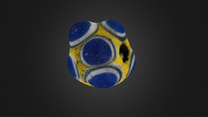 Glass bead - Glaspärla 3D Model