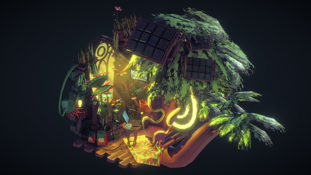 DAE Crib - "Solarpunk Arboretum"