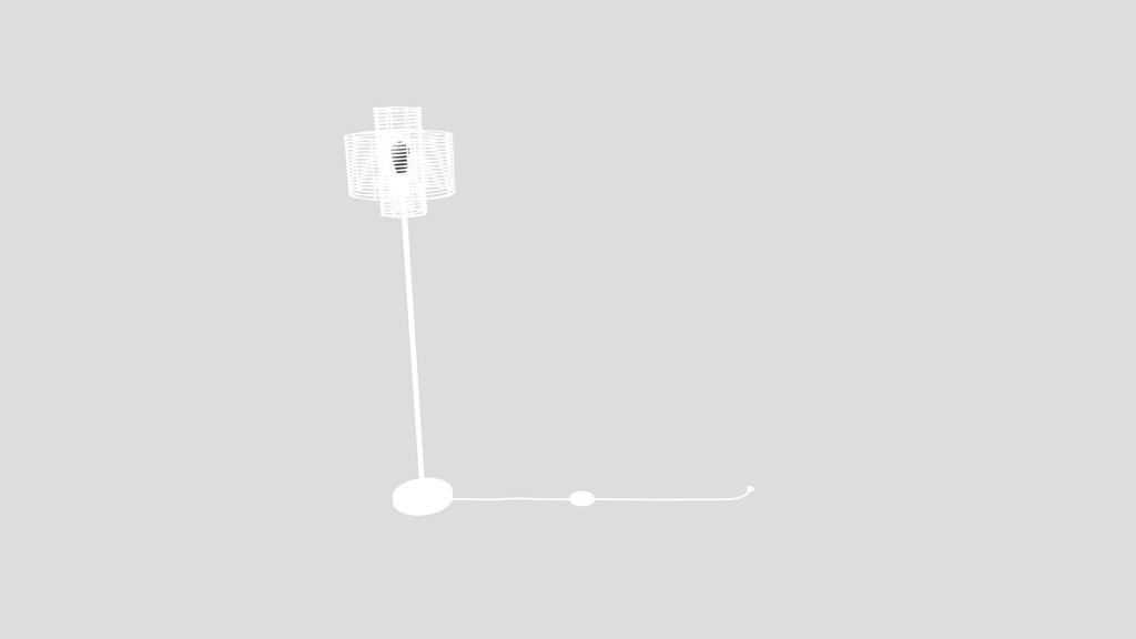 Modern Rattan Floor Lamp