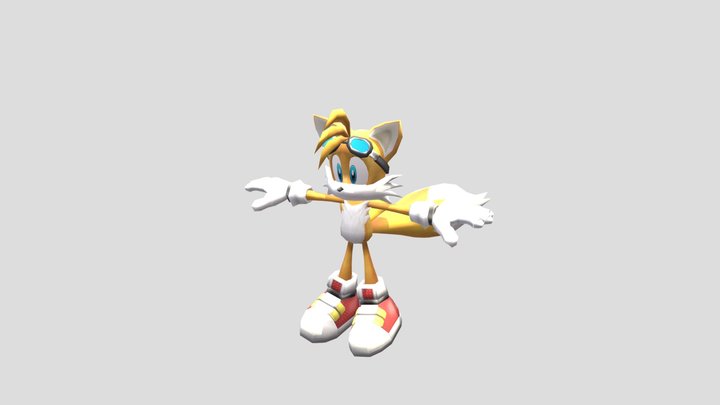 Wii - Sonic Riders: Zero Gravity - Tails 3D Model