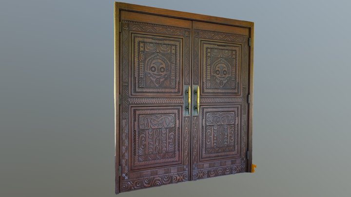 Trader Sam's Entry Door 3D Model