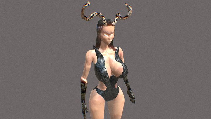 Demon-Queen 3D Model
