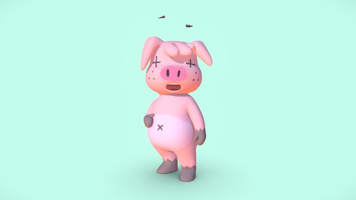 Jerry - just your friendly neighborhood pig 3D Model