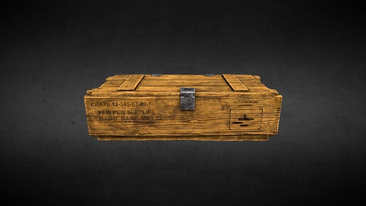 Amo Crate 3D Model