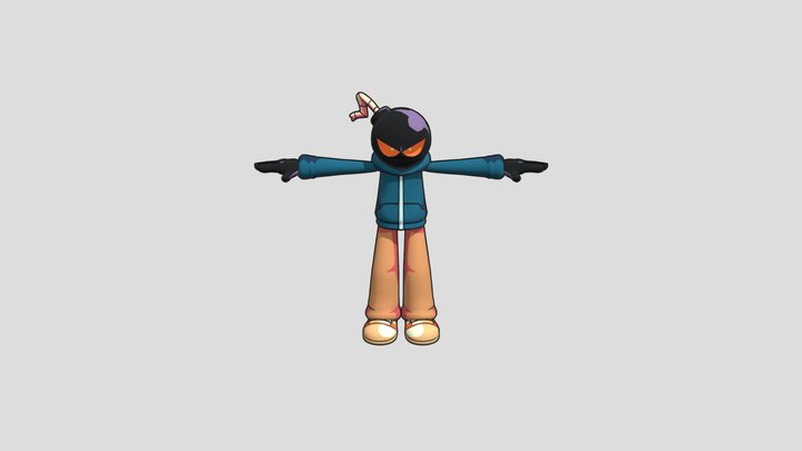 Fnf_vr_-_whitty 3D Model
