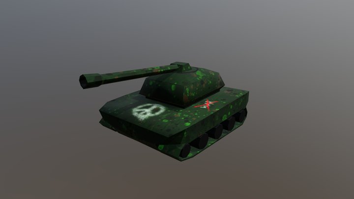 AmberVanDenEede_GD2_PropDesign_Tank 3D Model