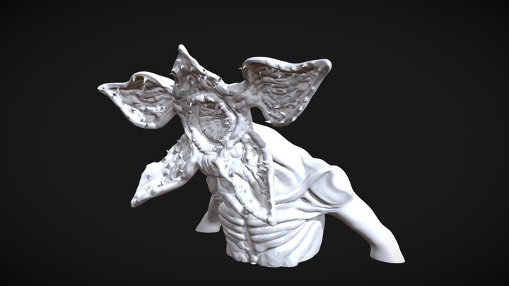Demogorgan Bust Fan Art 3D Model