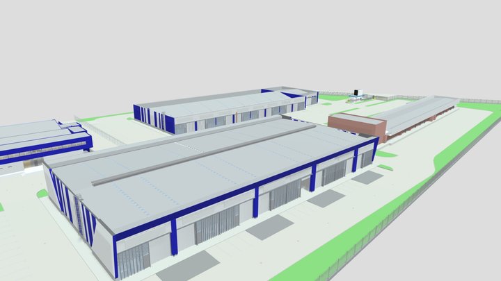 Centro Logistico BTM - Curico 3D Model