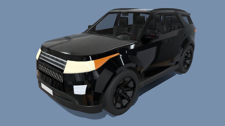SUV Car 1 3D Model