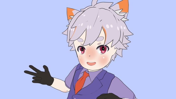 Kohaku Kon 3D Model