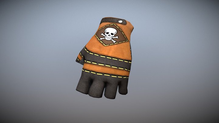 Pirates Gloves 3D Model