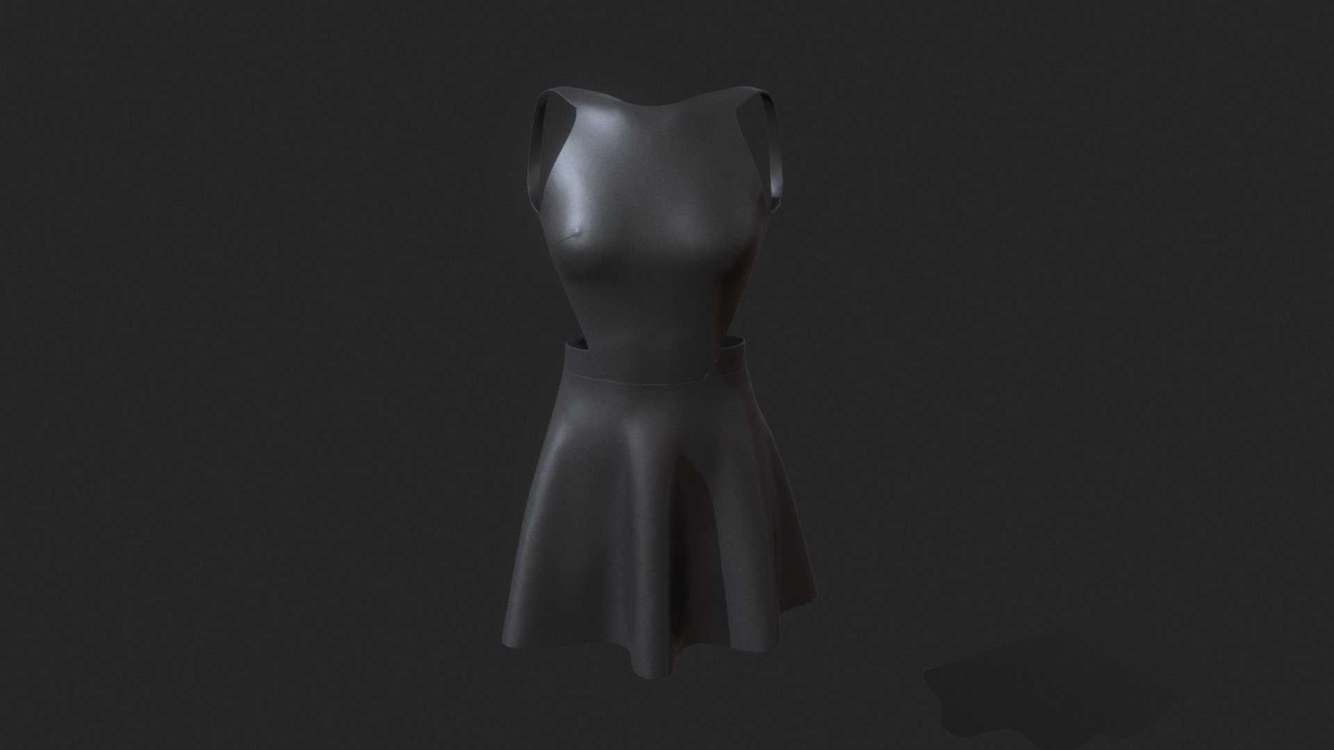 Dark Dress - 3D model by eternal_ds [a72852a] - Sketchfab