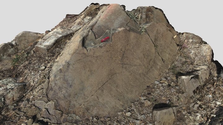 Plunging Fold 3D Model