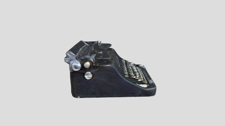 5c58827fdde9__A_vintage_3D_typewriter_in_matt 3D Model