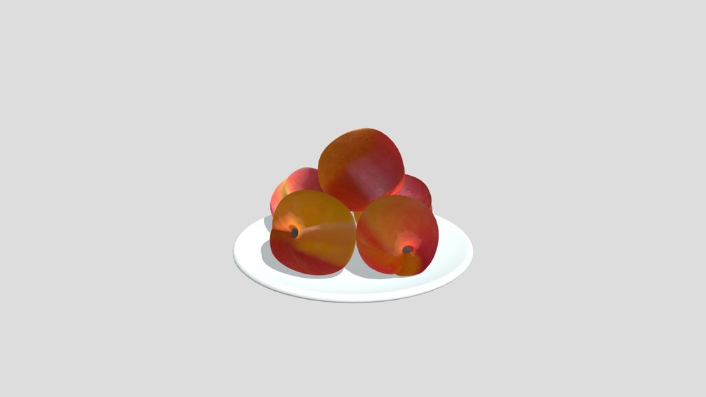 Apricot Fruits On Dish