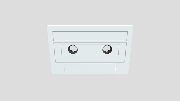 Cassette Tape 3D Model