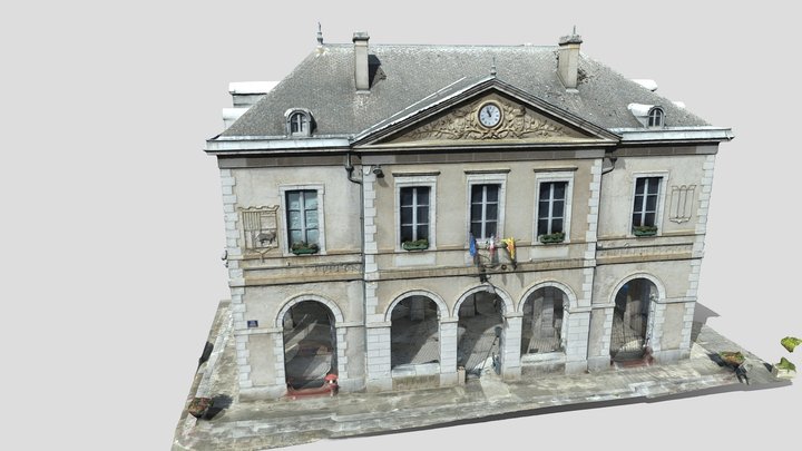 Mairie Bruges-Capbis-Mifaget 3D Model