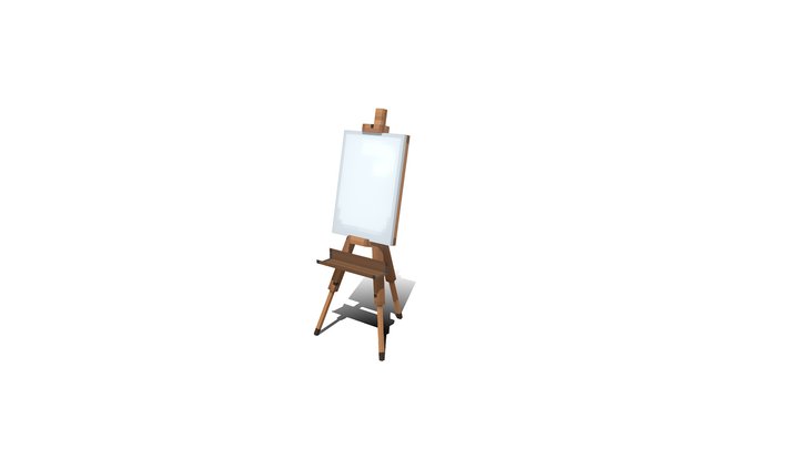 Academy easel 3D Model