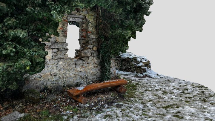 Niche Seat - Dívčí Kámen 3D Model