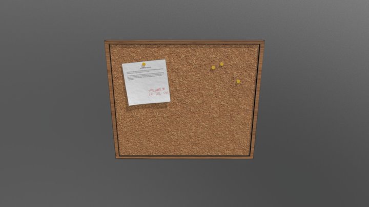 Memoboard 3D Model