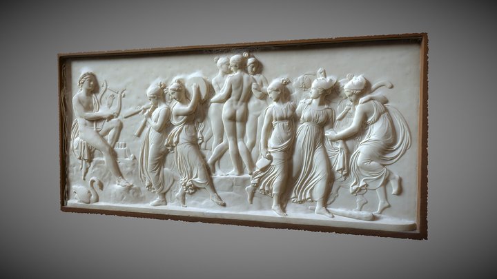 The dance of the Muses on Helicon 3D Model