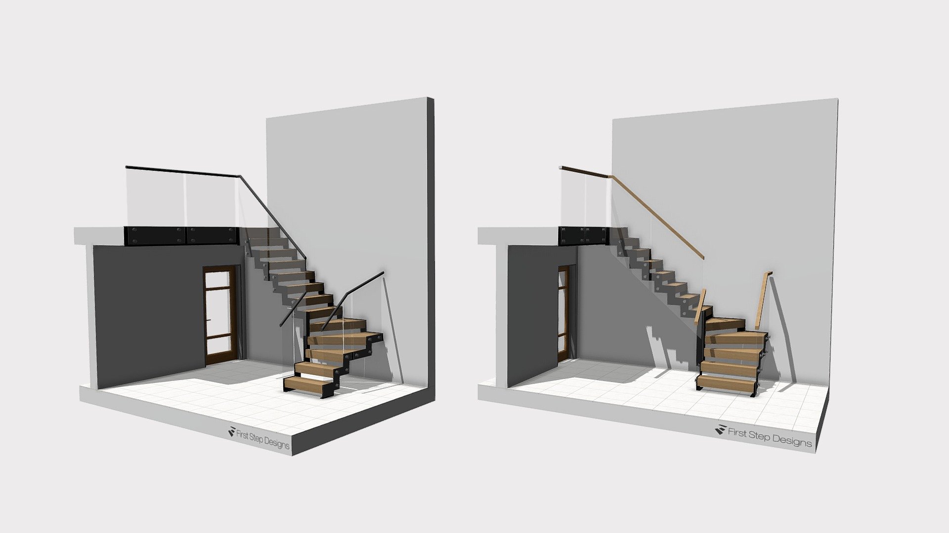 J Leech Design options New Staircase