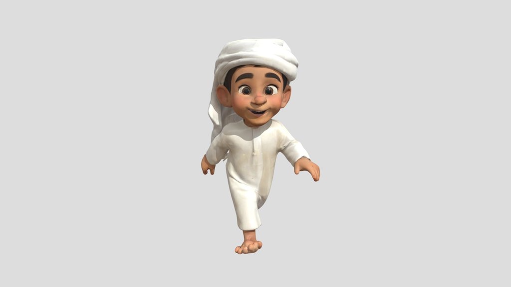 Kanak-kanak Berjubah Putih