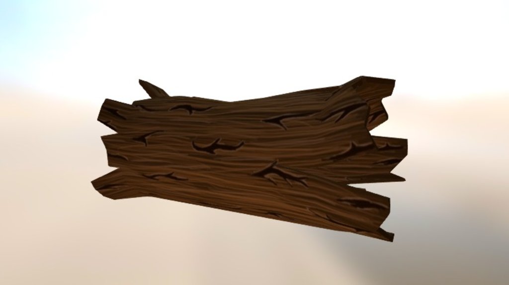 Fallen Tree Log (Instructions Project) - 3D model by James Waterhouse ...