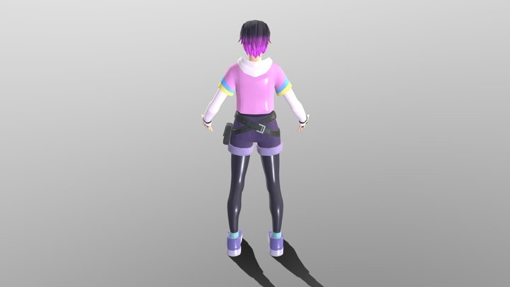CLOVE_MODEL_UV&Texture 3D Model