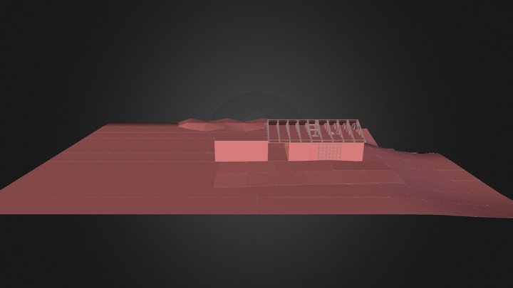 Terrain-hütte 3D Model