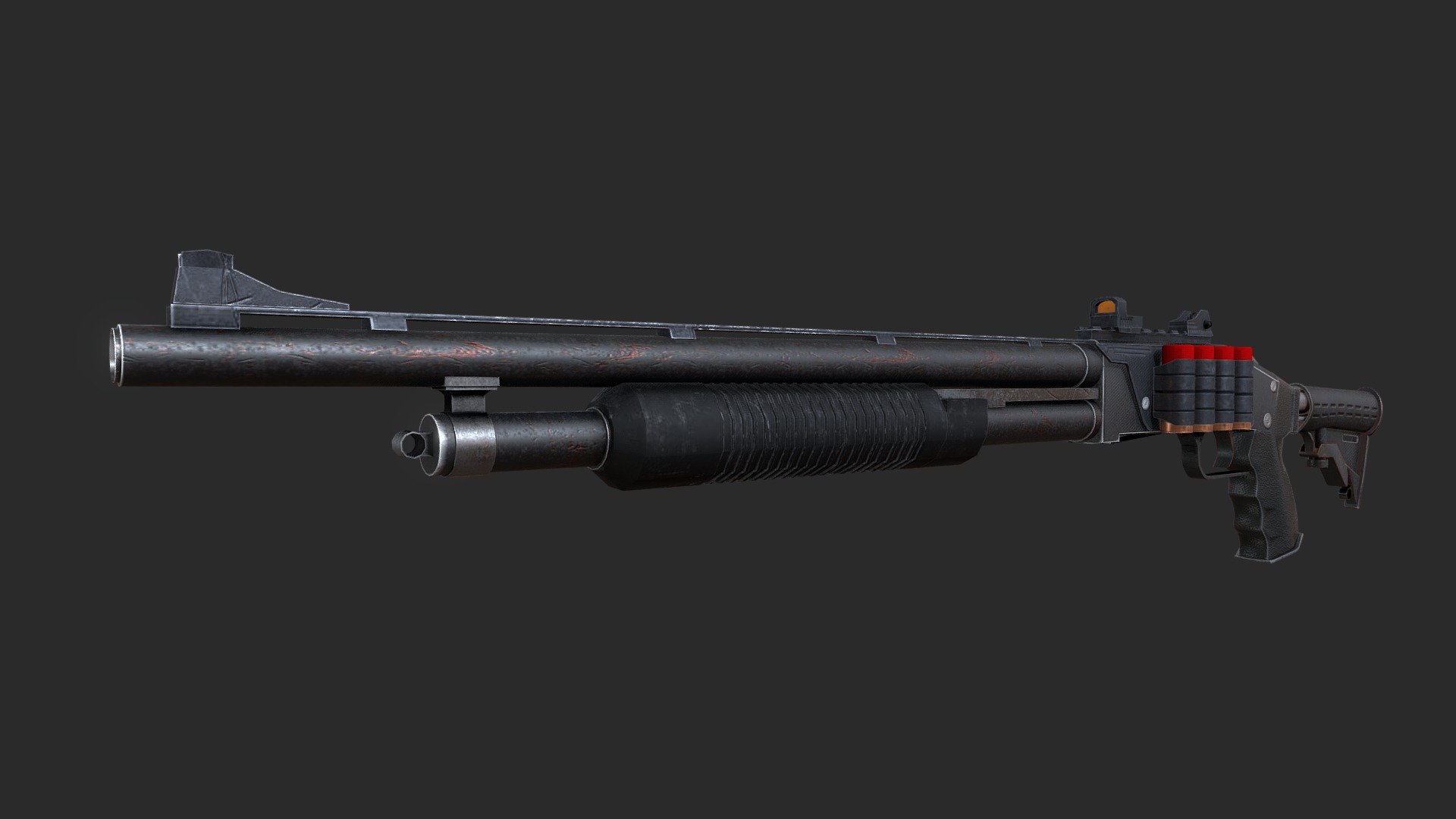 Shotgun - 3D model by Charles Smith (Blitz Mobile Apps ...