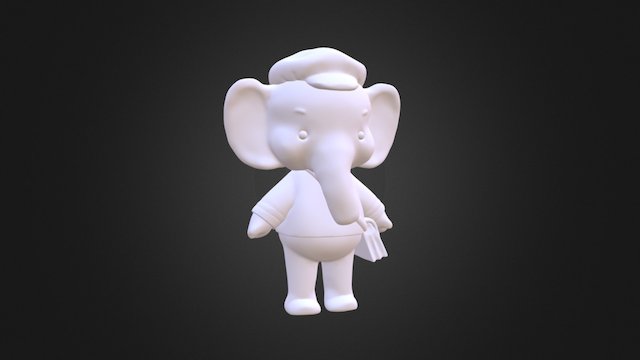 Little elephant by alilbitz 3D Model