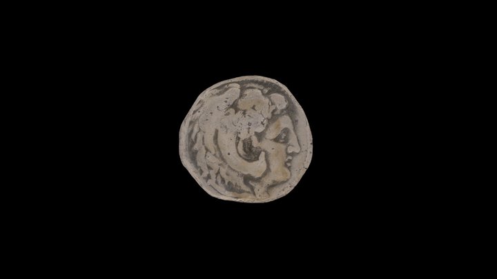 Macedonian Coin 3D Model