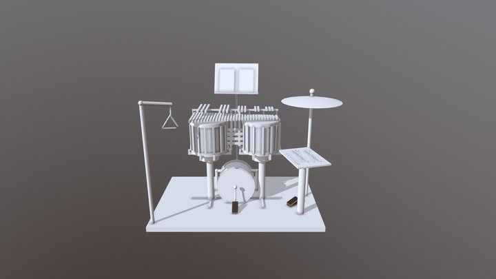 instruments mix 3D Model