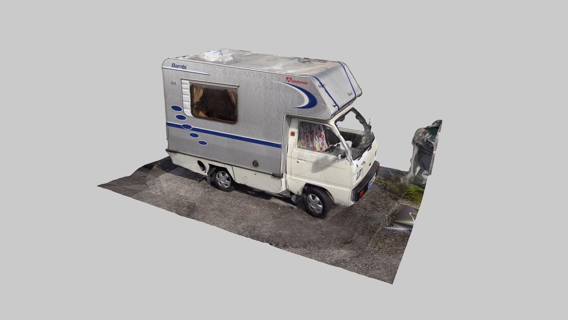 Bambi Campervan - 3D model by artfletch [a733e70] - Sketchfab
