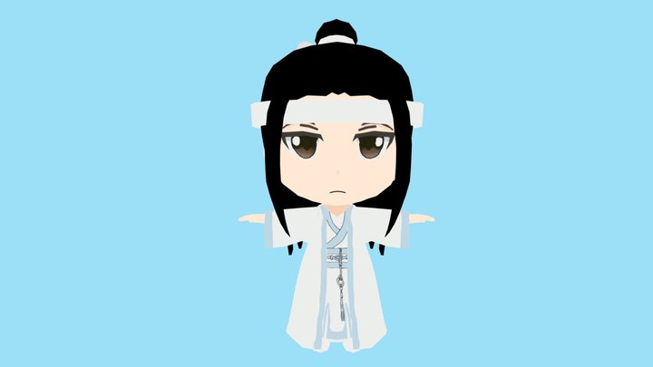 Lan Zhan - Lan Wangji (MO DAO ZU SHI) 3D Model
