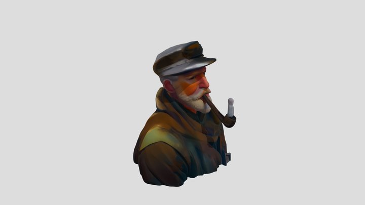 Old Swedish Fisherman 3D Model