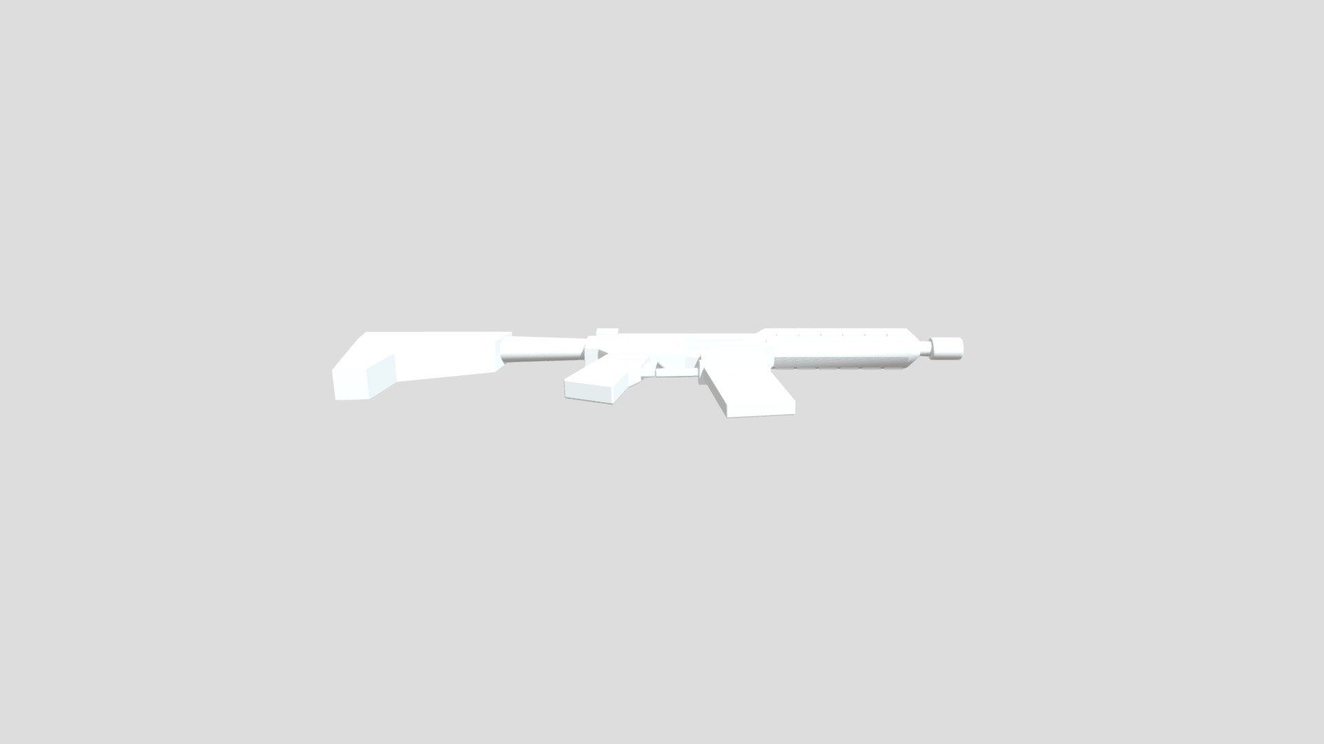 Low poly M4 gun model. Doesn't include a rig. - Download Free 3D model ...