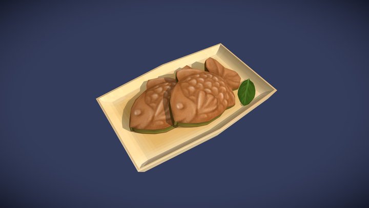 Taiyaki 3D Model