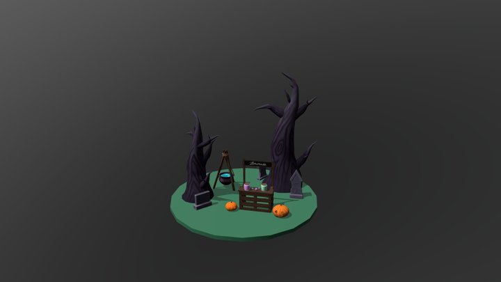 Halloween Props 3D Model