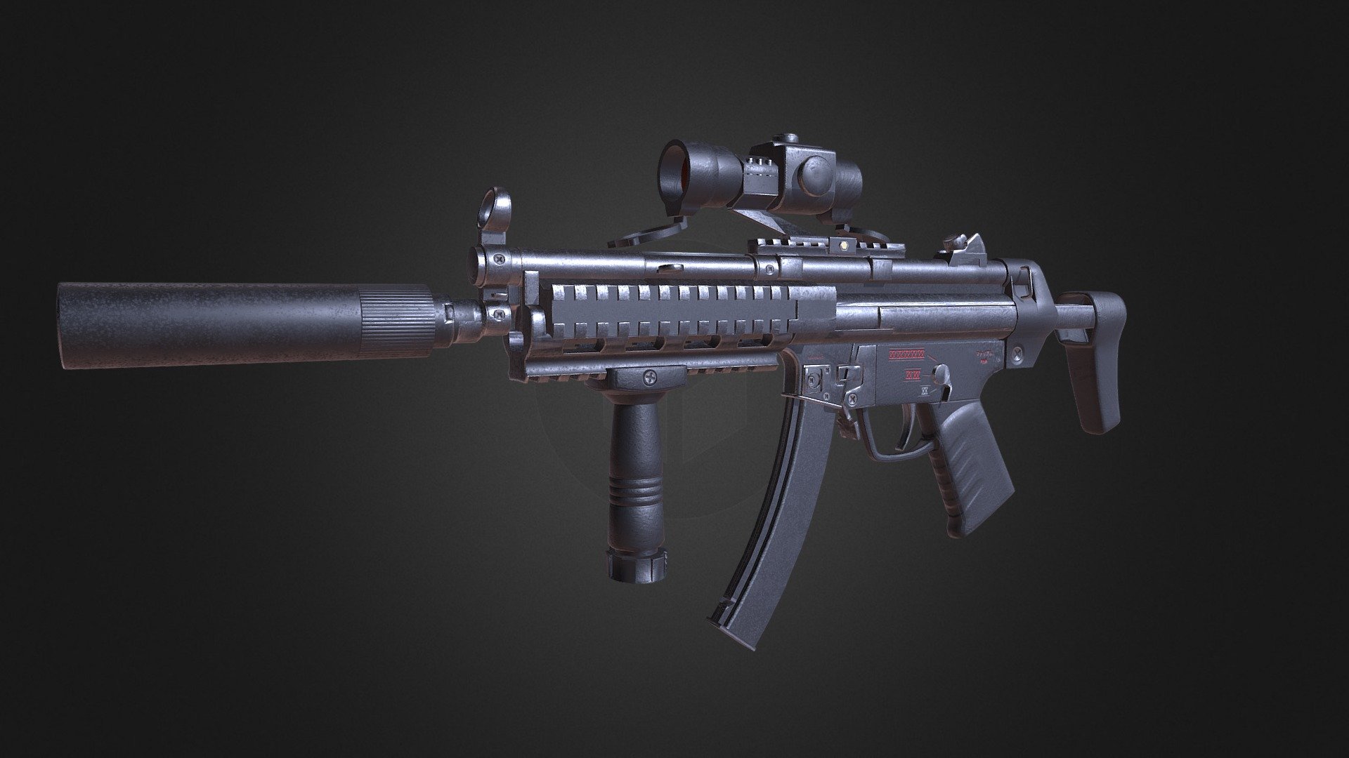 Mp5 - 3D model by insya [a737c47] - Sketchfab