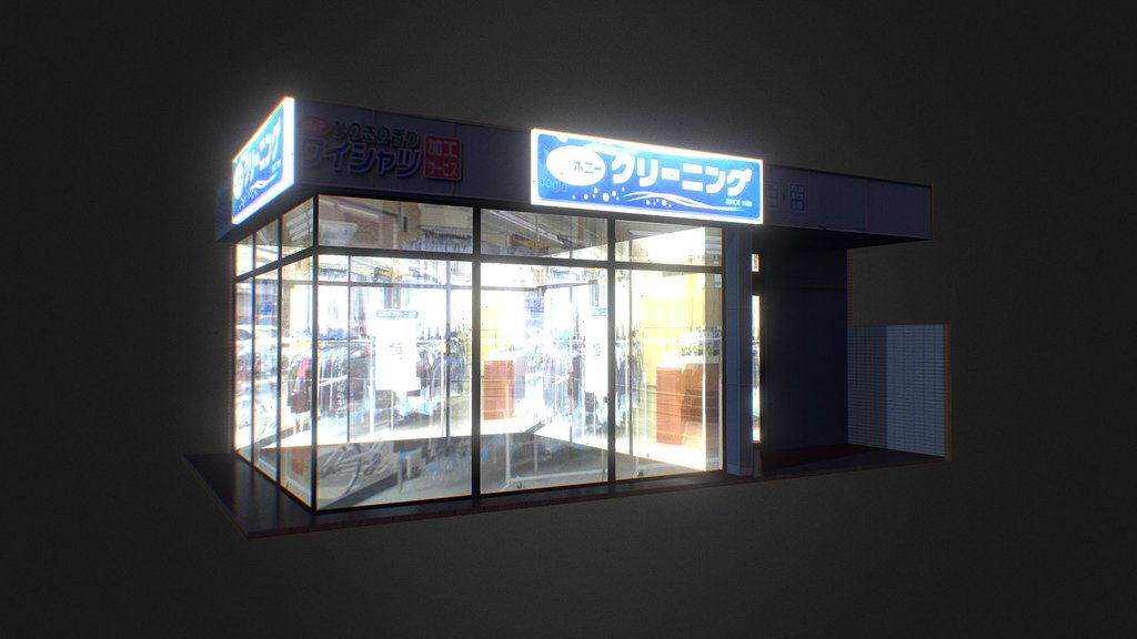Japanese Storefront | Blender