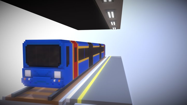 Voxel Metro 3D Model