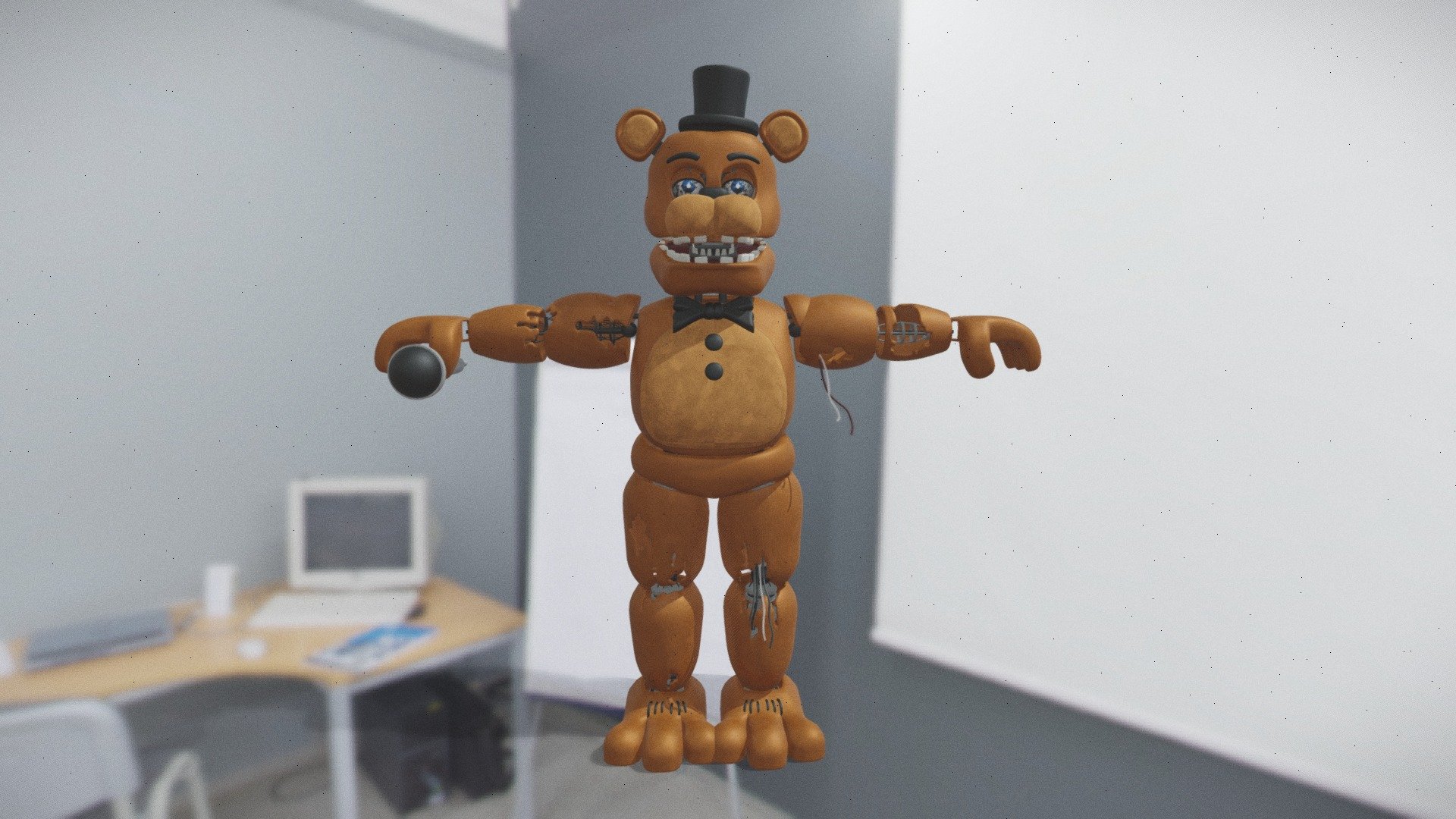 Withered Freddy v5 - Download Free 3D model by withered Freddy ...